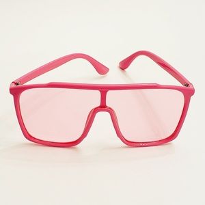 Unisex oversized Pink Sunglasses